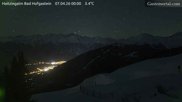 Archiv Foto Webcam Bad Hofgastein: Ausblick Haitzingalm
