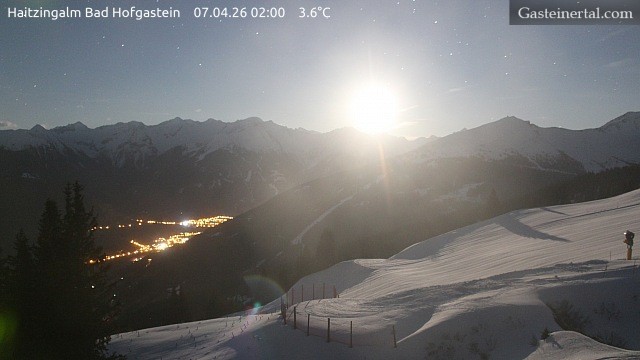 Archiv Foto Webcam Bad Hofgastein: Ausblick Haitzingalm