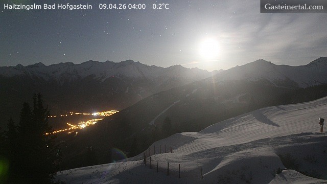 Archiv Foto Webcam Bad Hofgastein: Ausblick Haitzingalm