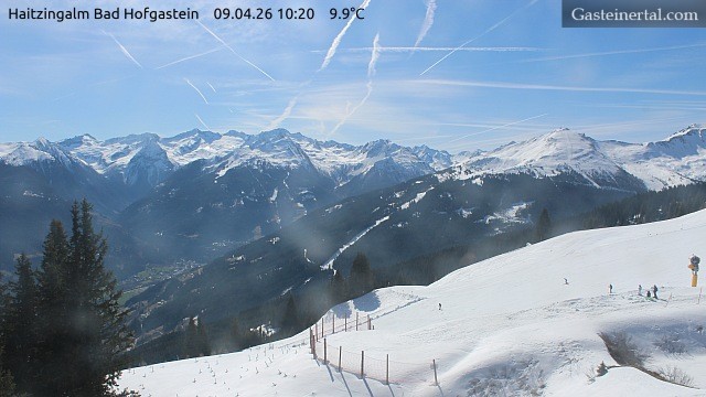 Archiv Foto Webcam Bad Hofgastein: Ausblick Haitzingalm
