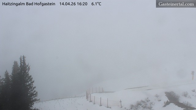 Archiv Foto Webcam Bad Hofgastein: Ausblick Haitzingalm