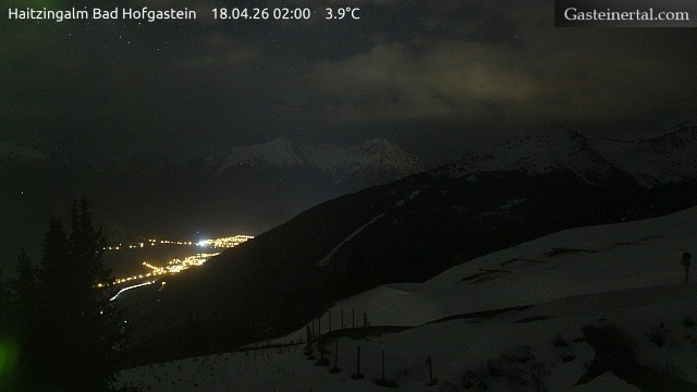 Archiv Foto Webcam Bad Hofgastein: Ausblick Haitzingalm