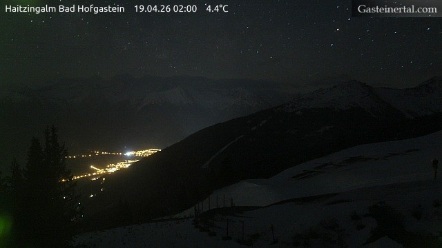 Archiv Foto Webcam Bad Hofgastein: Ausblick Haitzingalm
