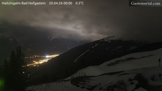 Archiv Foto Webcam Bad Hofgastein: Ausblick Haitzingalm
