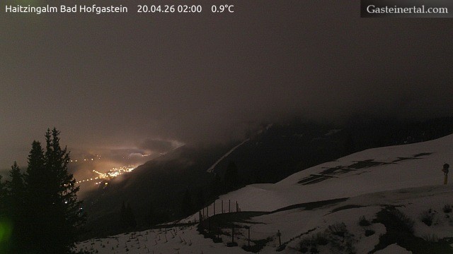 Archiv Foto Webcam Bad Hofgastein: Ausblick Haitzingalm