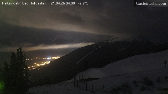 Archiv Foto Webcam Bad Hofgastein: Ausblick Haitzingalm