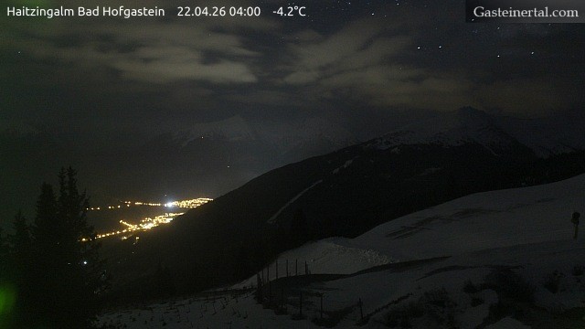 Archiv Foto Webcam Bad Hofgastein: Ausblick Haitzingalm