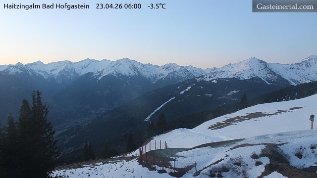 Archived image Webcam Haitzingalm View - Bad Hofgastein