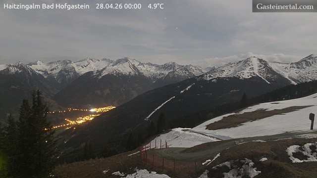 Archiv Foto Webcam Bad Hofgastein: Ausblick Haitzingalm