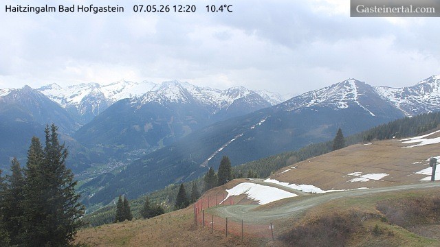 Archiv Foto Webcam Bad Hofgastein: Ausblick Haitzingalm