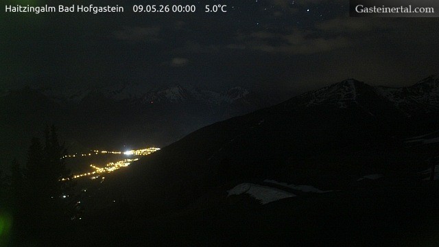 Archiv Foto Webcam Bad Hofgastein: Ausblick Haitzingalm