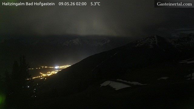 Archiv Foto Webcam Bad Hofgastein: Ausblick Haitzingalm