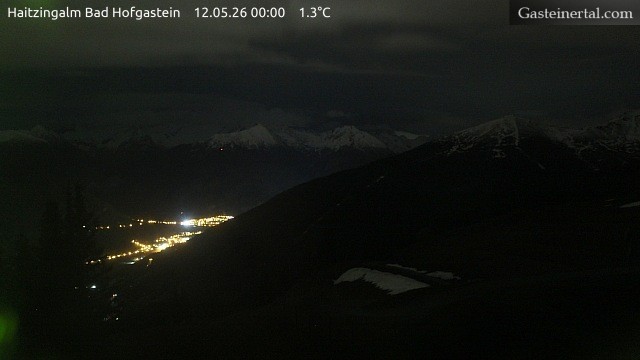 Archiv Foto Webcam Bad Hofgastein: Ausblick Haitzingalm