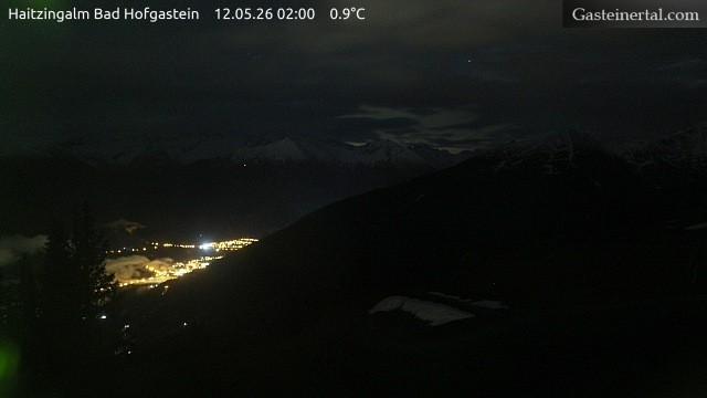 Archiv Foto Webcam Bad Hofgastein: Ausblick Haitzingalm