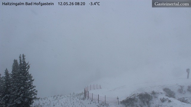 Archiv Foto Webcam Bad Hofgastein: Ausblick Haitzingalm