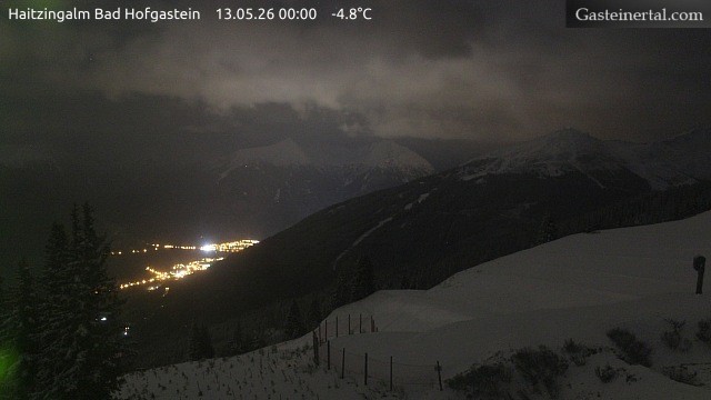 Archiv Foto Webcam Bad Hofgastein: Ausblick Haitzingalm