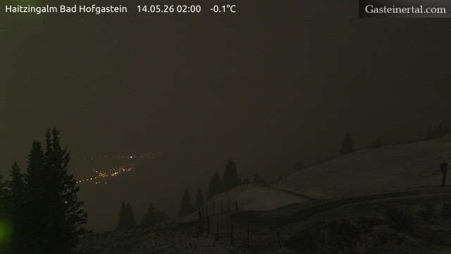 Archiv Foto Webcam Bad Hofgastein: Ausblick Haitzingalm