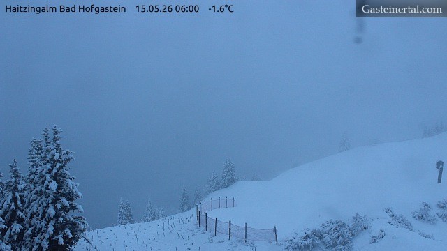 Archiv Foto Webcam Bad Hofgastein: Ausblick Haitzingalm