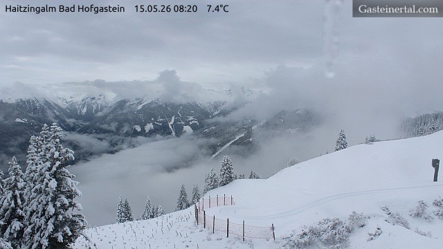 Archiv Foto Webcam Bad Hofgastein: Ausblick Haitzingalm