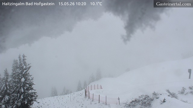 Archiv Foto Webcam Bad Hofgastein: Ausblick Haitzingalm