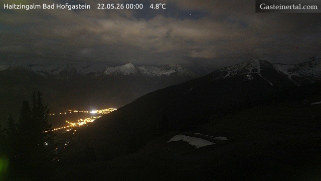 Archiv Foto Webcam Bad Hofgastein: Ausblick Haitzingalm