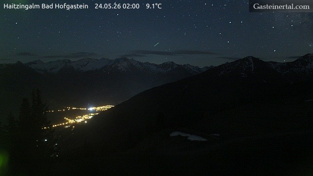 Archiv Foto Webcam Bad Hofgastein: Ausblick Haitzingalm