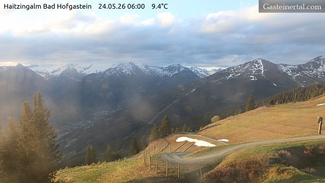 Archiv Foto Webcam Bad Hofgastein: Ausblick Haitzingalm