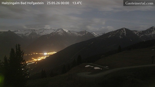 Archiv Foto Webcam Bad Hofgastein: Ausblick Haitzingalm