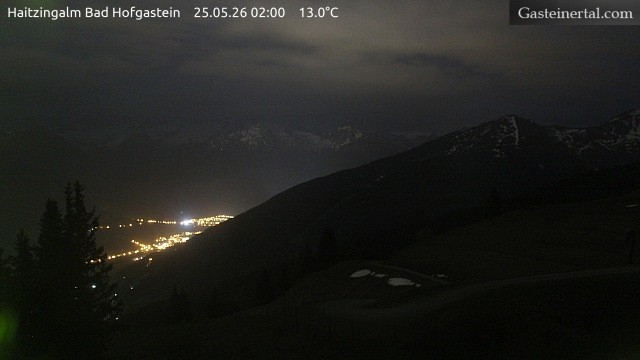 Archiv Foto Webcam Bad Hofgastein: Ausblick Haitzingalm