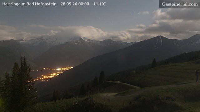 Archiv Foto Webcam Bad Hofgastein: Ausblick Haitzingalm