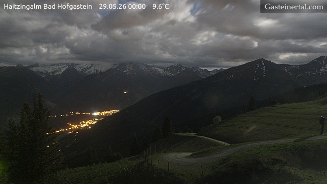 Archiv Foto Webcam Bad Hofgastein: Ausblick Haitzingalm