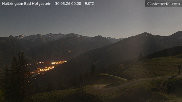 Archiv Foto Webcam Bad Hofgastein: Ausblick Haitzingalm