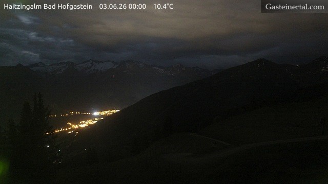 Archiv Foto Webcam Bad Hofgastein: Ausblick Haitzingalm