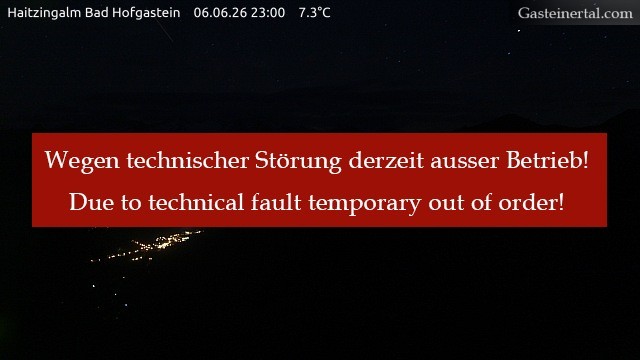 Archived image Webcam Haitzingalm View - Bad Hofgastein