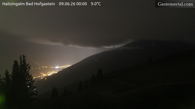 Archiv Foto Webcam Bad Hofgastein: Ausblick Haitzingalm