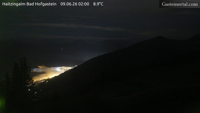 Archiv Foto Webcam Bad Hofgastein: Ausblick Haitzingalm