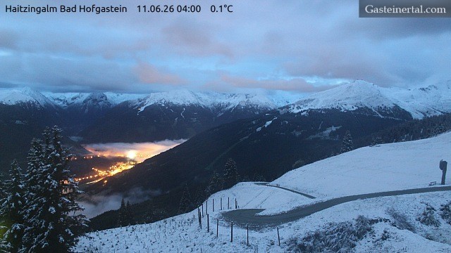 Archiv Foto Webcam Bad Hofgastein: Ausblick Haitzingalm