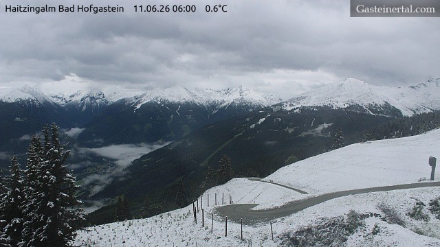 Archiv Foto Webcam Bad Hofgastein: Ausblick Haitzingalm