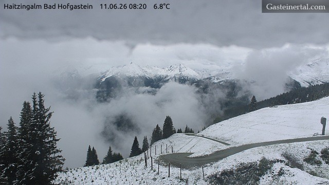 Archiv Foto Webcam Bad Hofgastein: Ausblick Haitzingalm