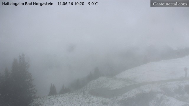Archiv Foto Webcam Bad Hofgastein: Ausblick Haitzingalm