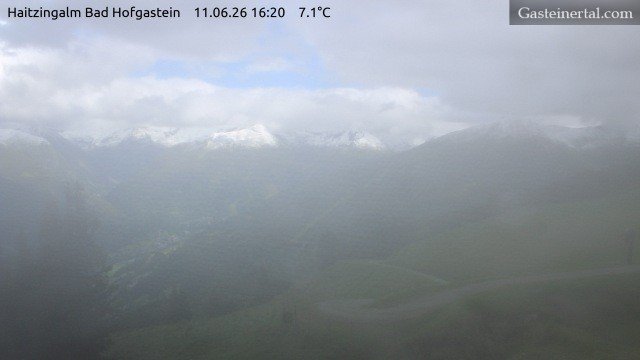 Archived image Webcam Haitzingalm View - Bad Hofgastein