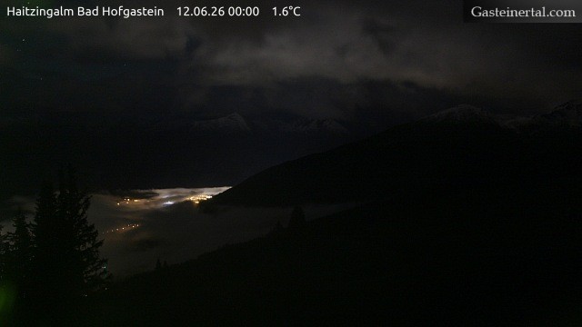 Archiv Foto Webcam Bad Hofgastein: Ausblick Haitzingalm