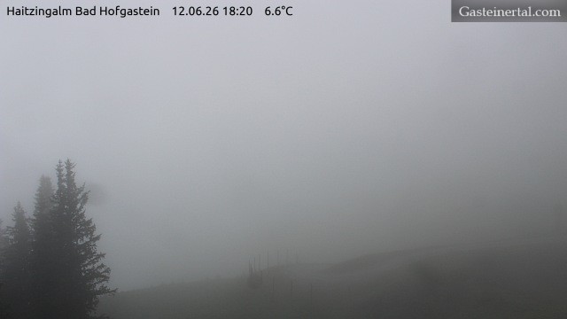 Archiv Foto Webcam Bad Hofgastein: Ausblick Haitzingalm