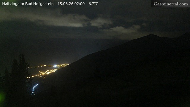 Archiv Foto Webcam Bad Hofgastein: Ausblick Haitzingalm