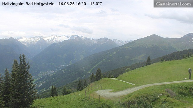 Archiv Foto Webcam Bad Hofgastein: Ausblick Haitzingalm