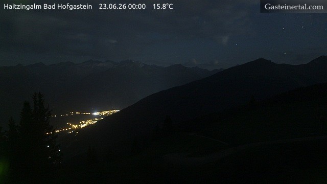 Archiv Foto Webcam Bad Hofgastein: Ausblick Haitzingalm