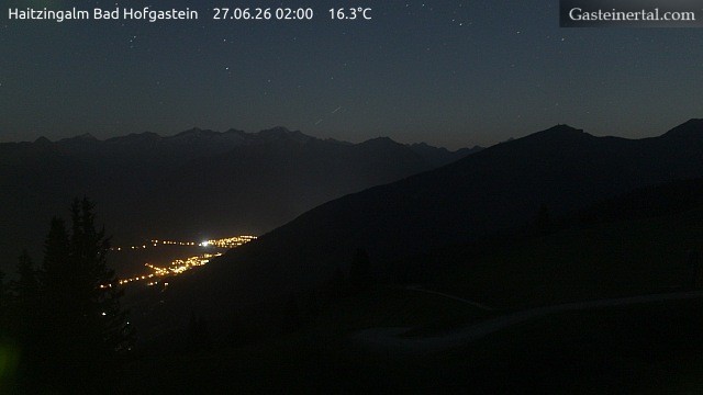 Archiv Foto Webcam Bad Hofgastein: Ausblick Haitzingalm