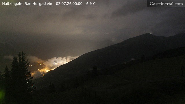 Archiv Foto Webcam Bad Hofgastein: Ausblick Haitzingalm