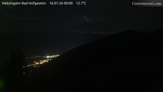 Archived image Webcam Haitzingalm View - Bad Hofgastein