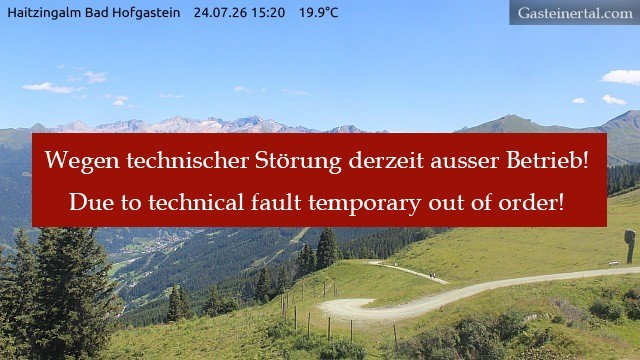 Archived image Webcam Haitzingalm View - Bad Hofgastein